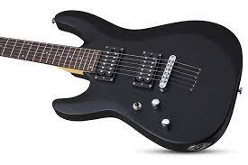 Schecter C6 Deluxe Left Handed Electric Guitar - Satin Black