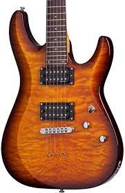 Schecter C-6 Plus Electric Guitar in Vintage Sunburst