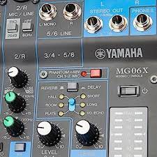 Yamaha MG06X 6-Channel Mixer with Effects
