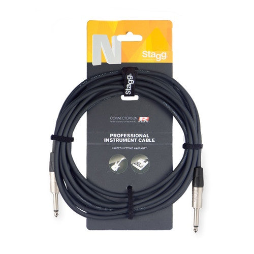 Stagg Instrument Cable 20ft Straight to Straight