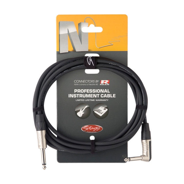 Stagg Instrument Cable 20ft Angle/Straight