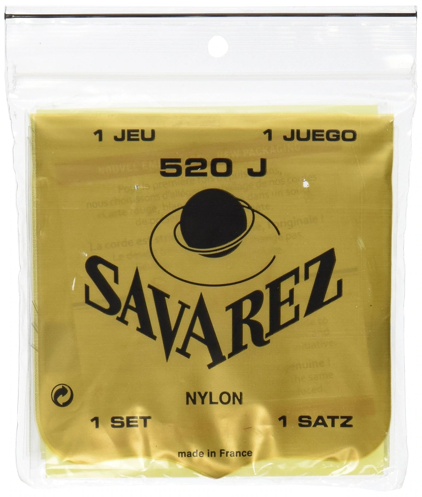 Savaerz 520J Nylon Acoustic Guitar Strings