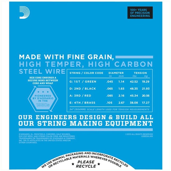 D'Addario EXL165 Bass Strings