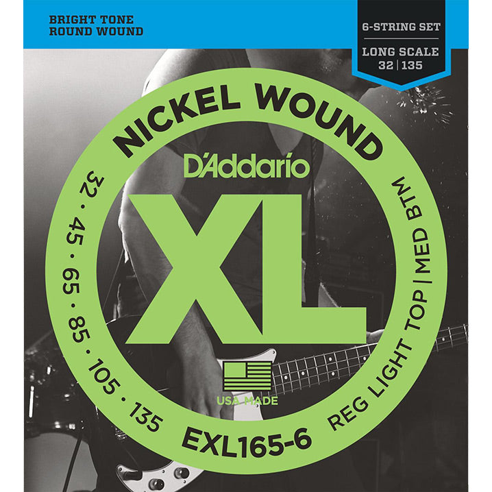 D'Addario Bass 165-6 Strings