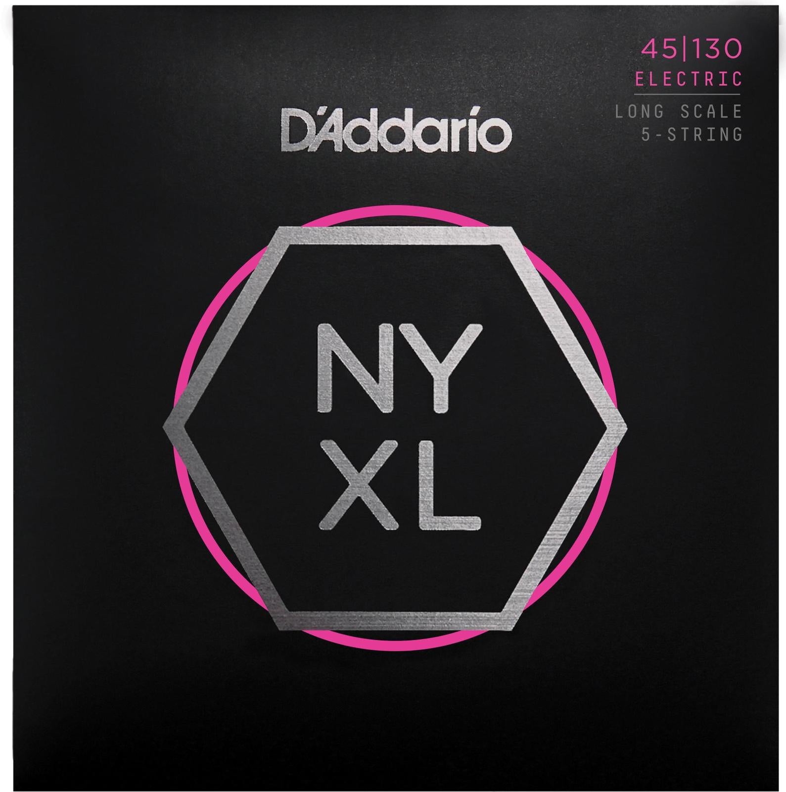 D'Addario NYXL 45-130 5-String Bass Strings