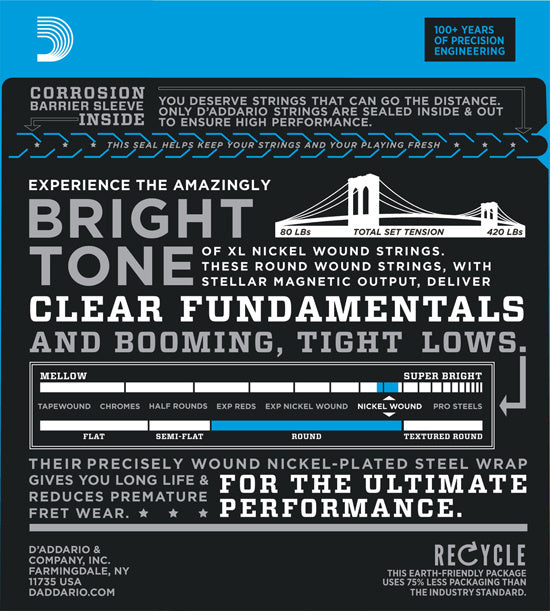 D'addario EXL170-5 Bass Guitar Strings