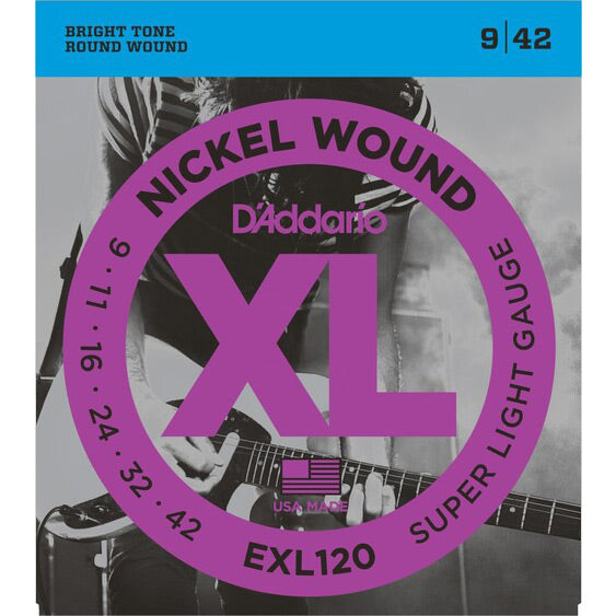 DAddario EXL120 9-42 Electric Guitar Strings