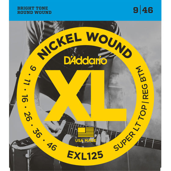 DAddario EXL125 9-46 Electric Guitar Strings