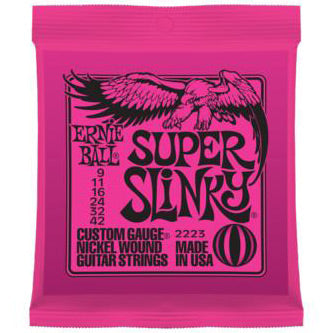 Ernie Ball Super Slinky 9-42 Electric Guitar Strings