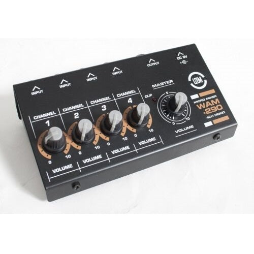 LEEM WAM-290 - 4 CHANNEL MINI MIXER