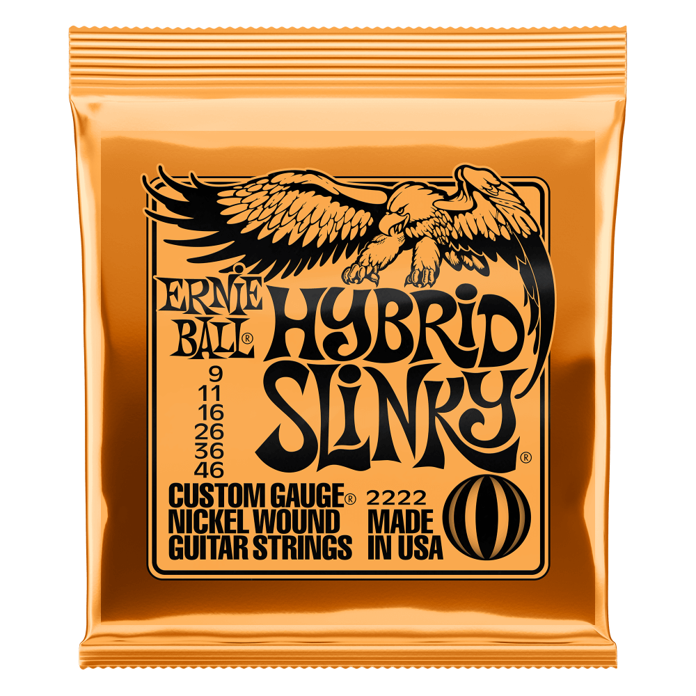 Ernie Ball 9-46 Hybrid Slinky Electric Guitar Strings