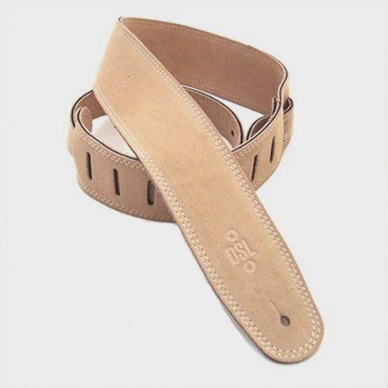 DSL Suede Guitar Strap - Beige