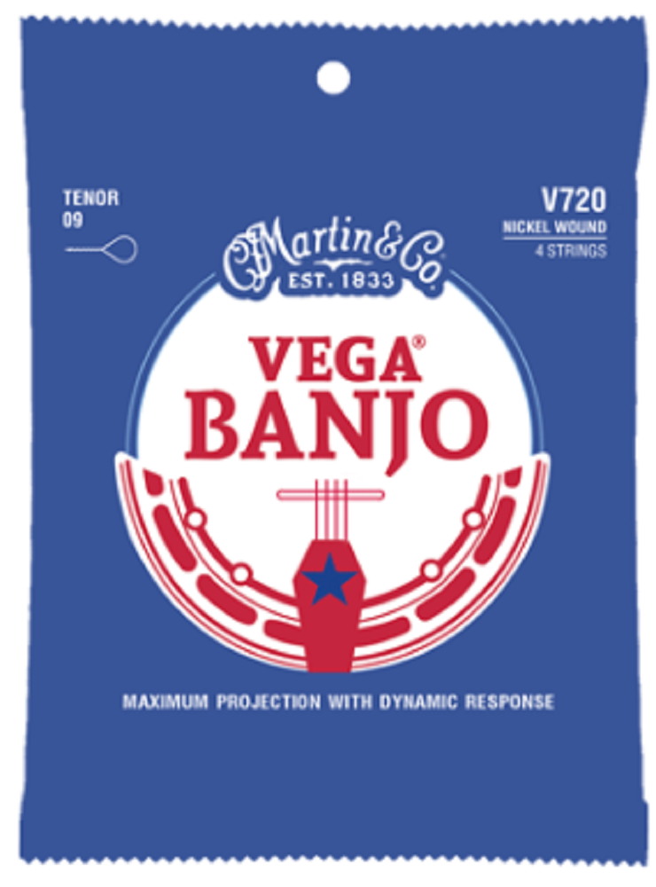 Martin V720 Vega 4-String 10-23 Banjo Strings