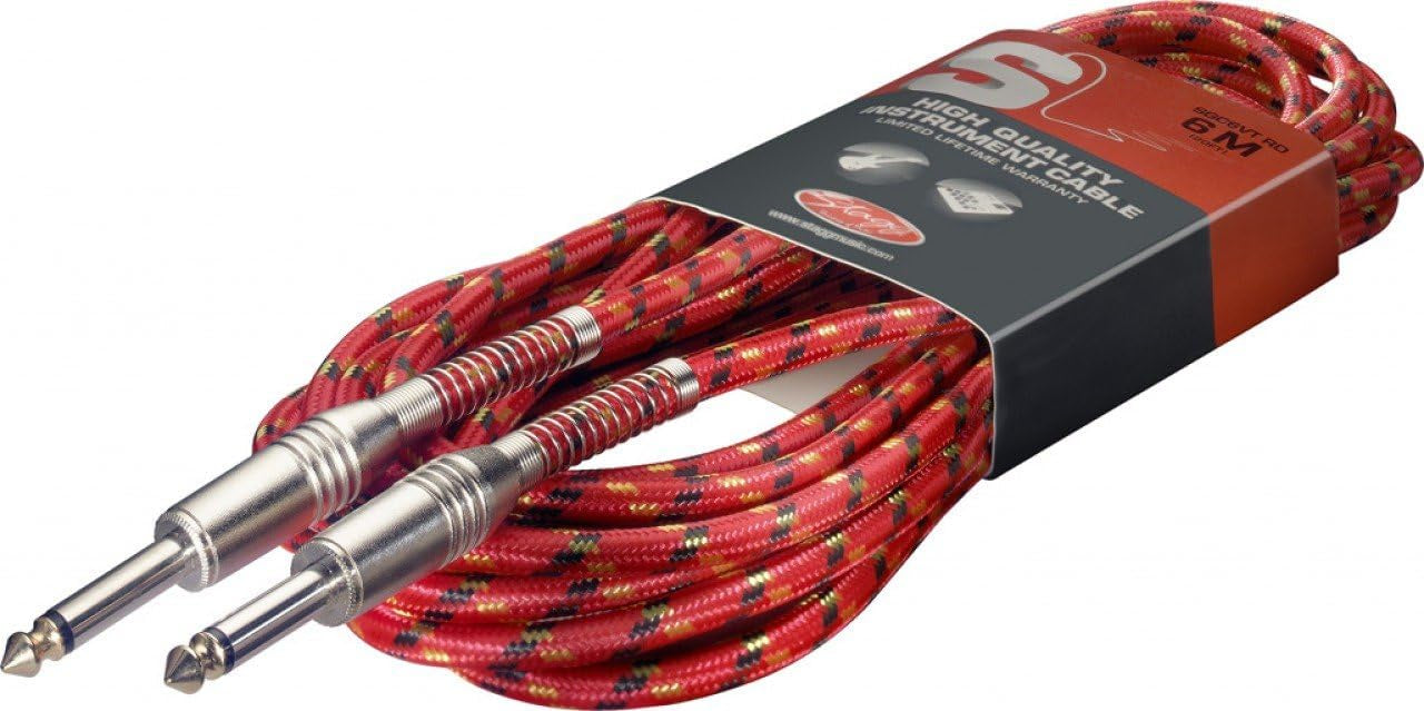 Stagg Vintage Tweed Deluxe Cable - 20FT