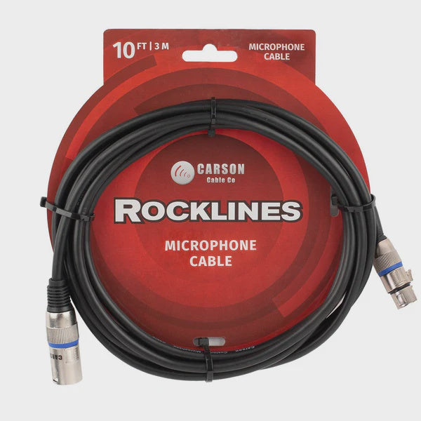 CARSON ROCKLINES 10' MIC CABLE