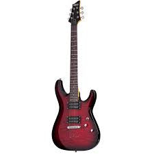 Schecter C-6 Plus Electric Guitar - See Thru Cherry Burst