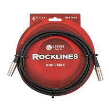 Carson 6FT Midi Cable
