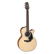 Takamine G Mini Series AC/EL "Takamini" Guitar with Cutaway in Natural Satin Finish W/Bag