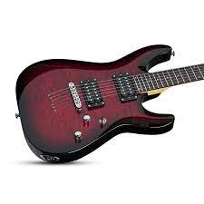 Schecter C-6 Plus Electric Guitar - See Thru Cherry Burst
