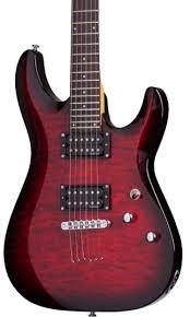 Schecter C-6 Plus Electric Guitar - See Thru Cherry Burst