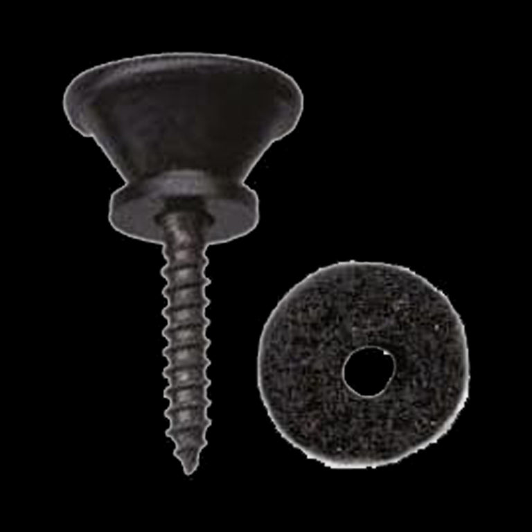 Guitar end pin+screw+felt