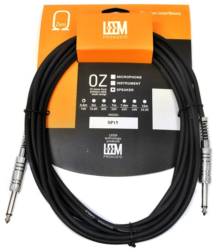 Leem 15FT Speaker Lead