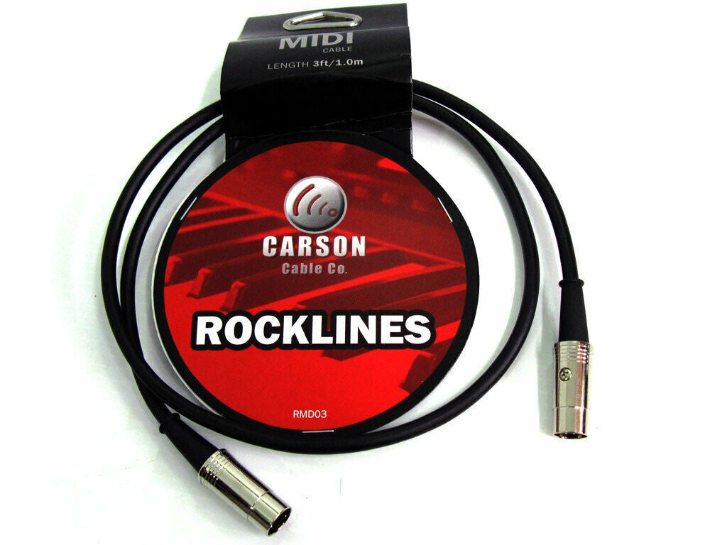Carson 3' midi cable