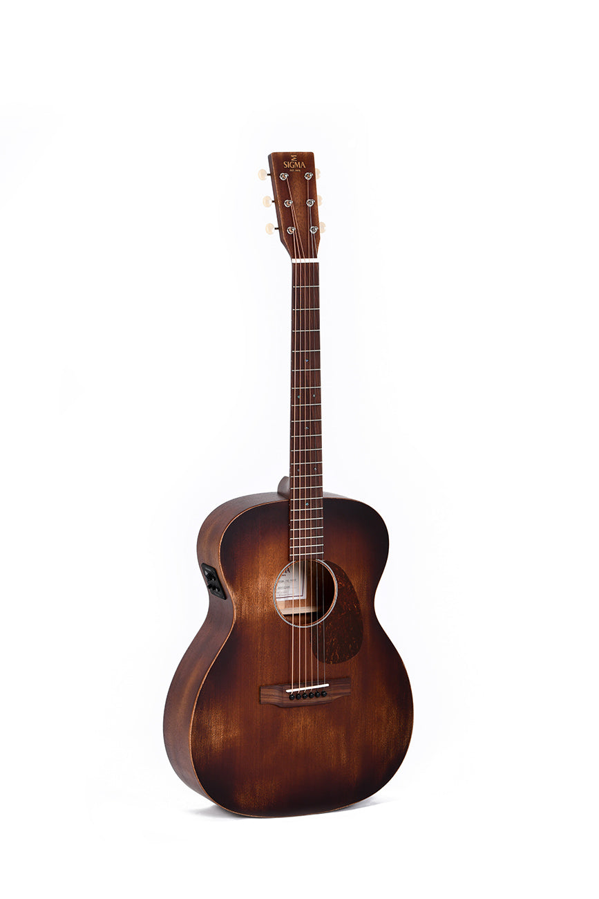 Sigma 000M-15E-AGED Acoustic / Electric 000 Size Guitar with EQ