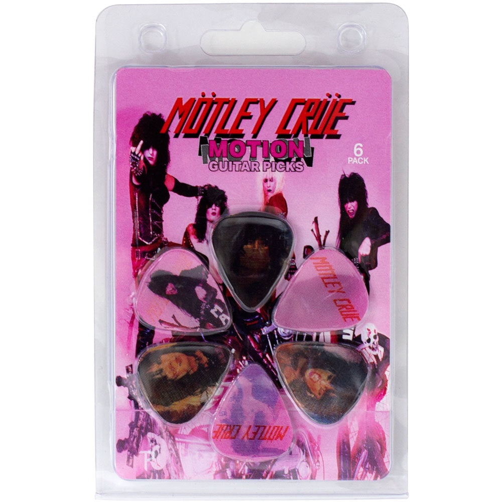 Motley Crue 1982 Motion Picks 6pk