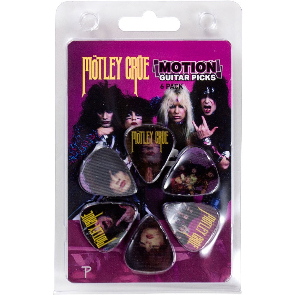 Motley Crue 1985 Motion Picks 6pk