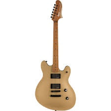 Fender Squier Contemporary Active Starcaster Guitar Roasted Maple Shoreline Gold