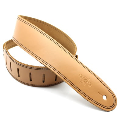 DSL Guitar Strap - Leather, Tan