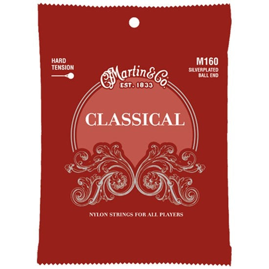 Martin M160 High Tension Ball End Nylon Classical Guitar Strings