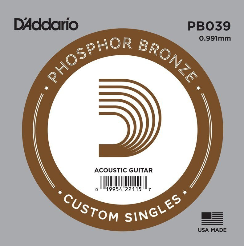 D'Addario Single String PB39