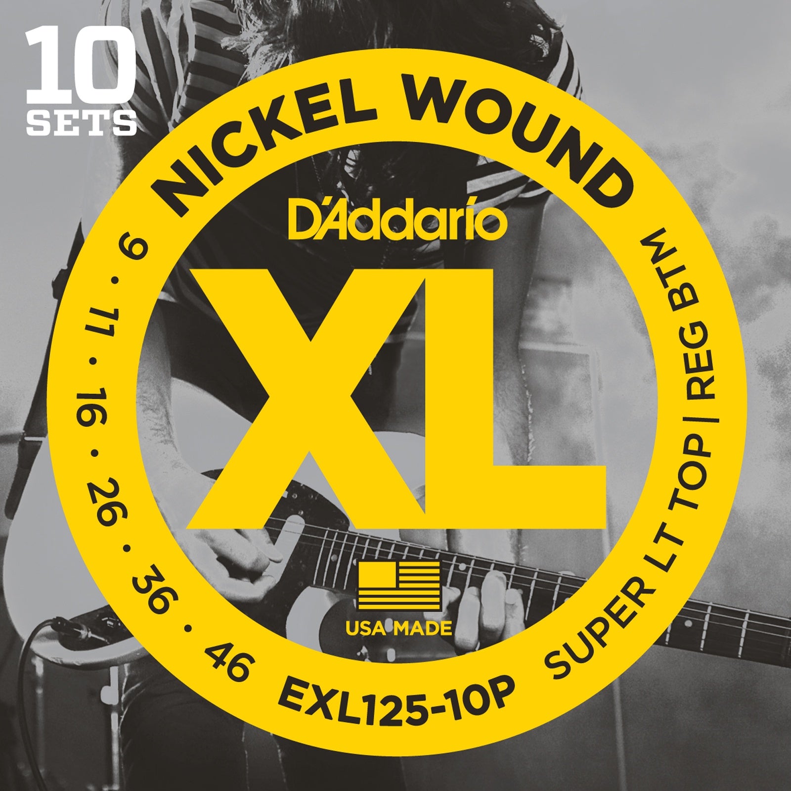 D'Addario EXL125 -10 Pack