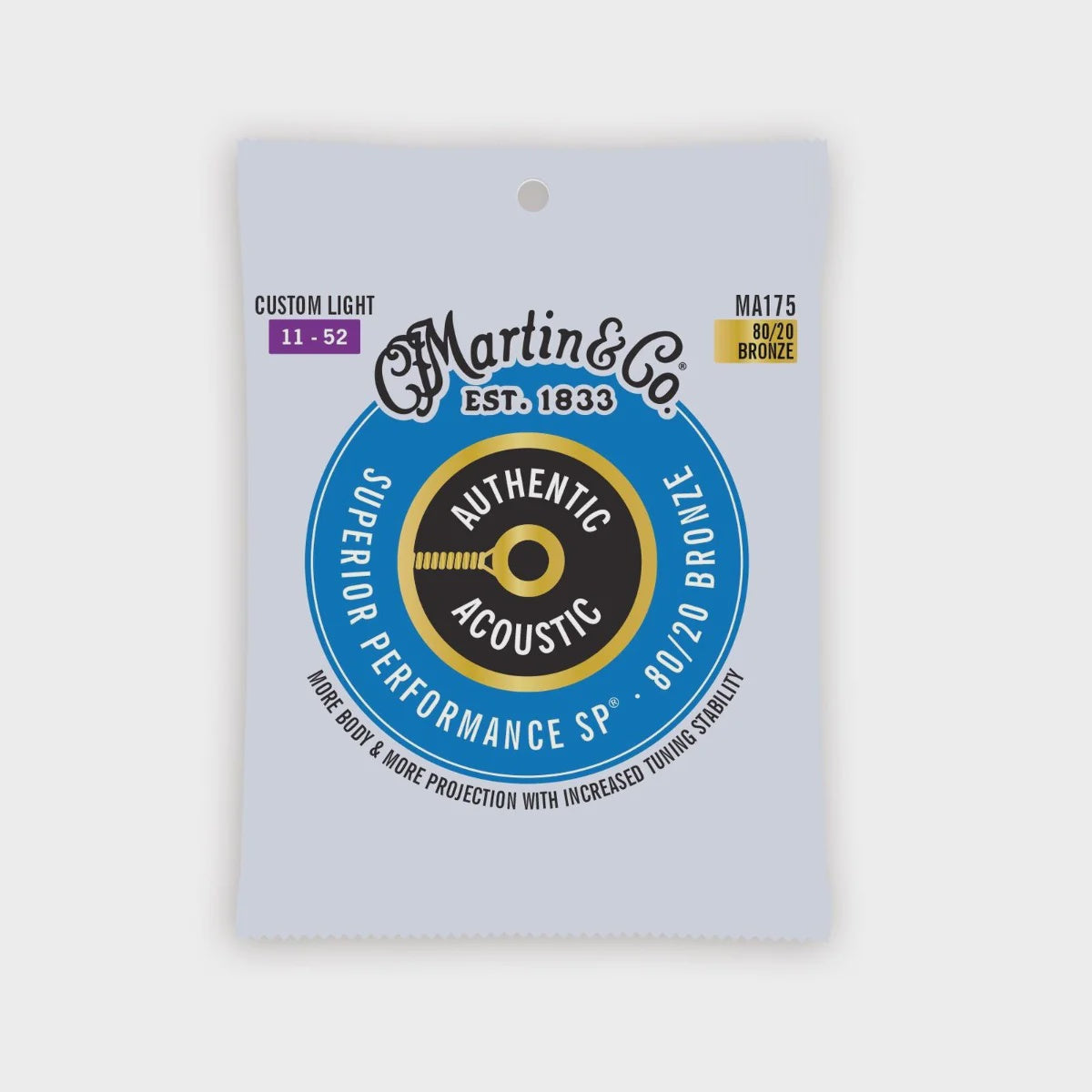 Martin Custom Light 11-52 Acoustic Guitar Strings