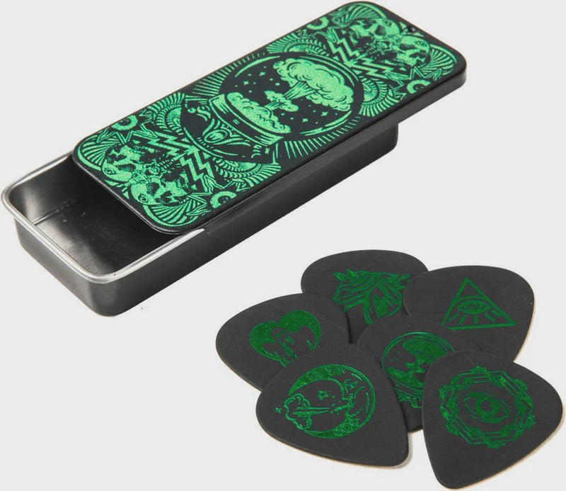 I Love Dust Green Pick Tin