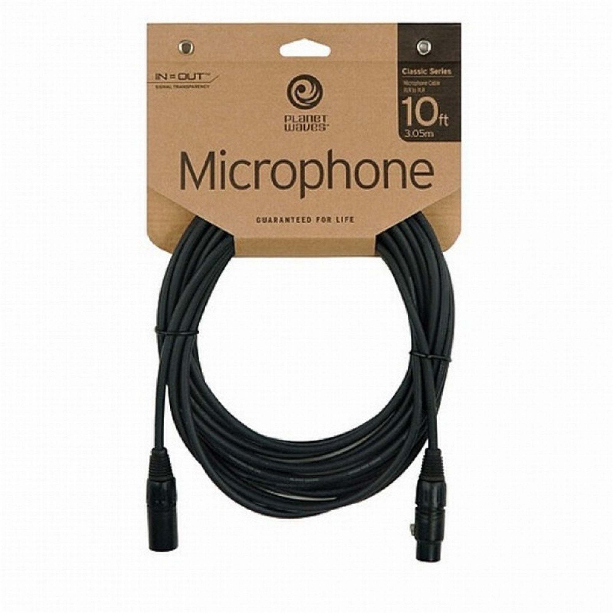 Planet Wave 10ft XLR M/F cable