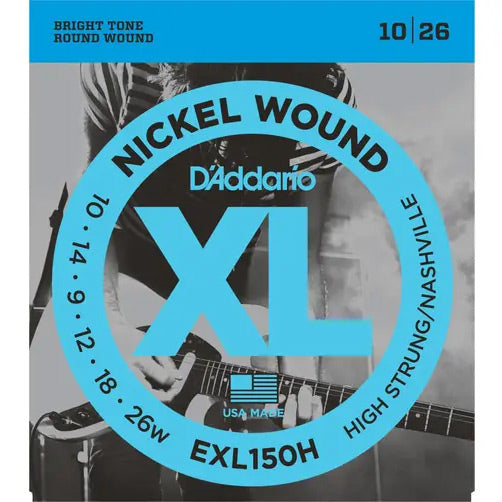 D'Addario EXL150H Nickel Wound 10-26 Electric Guitar Strings