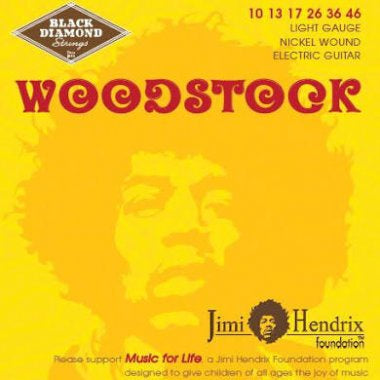 Jimi Hendrix Woodstock Light 10-46 Electric Strings