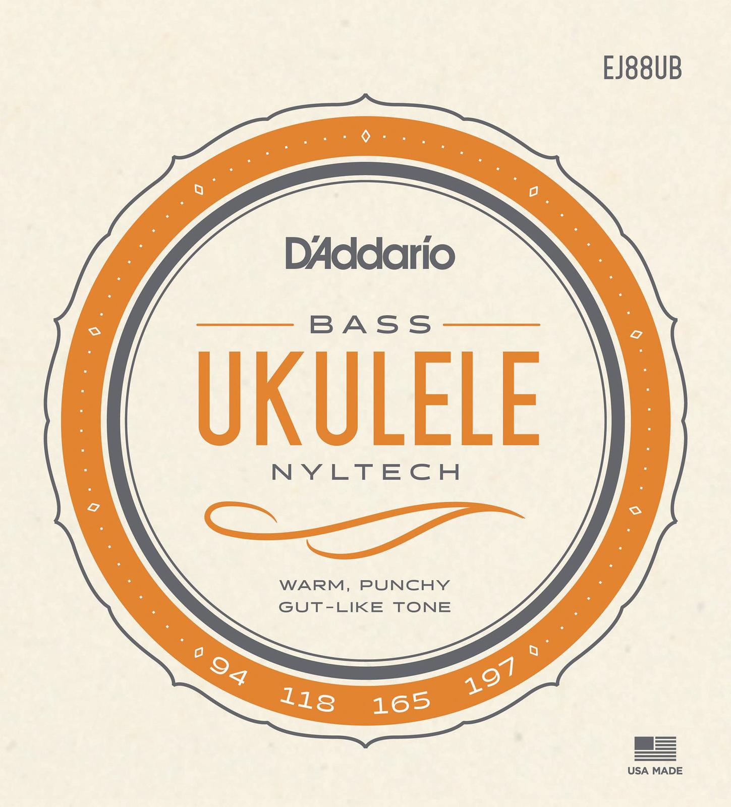 D'Addario EJ88UB  94-197 4-Strings Bass Ukulele Strings