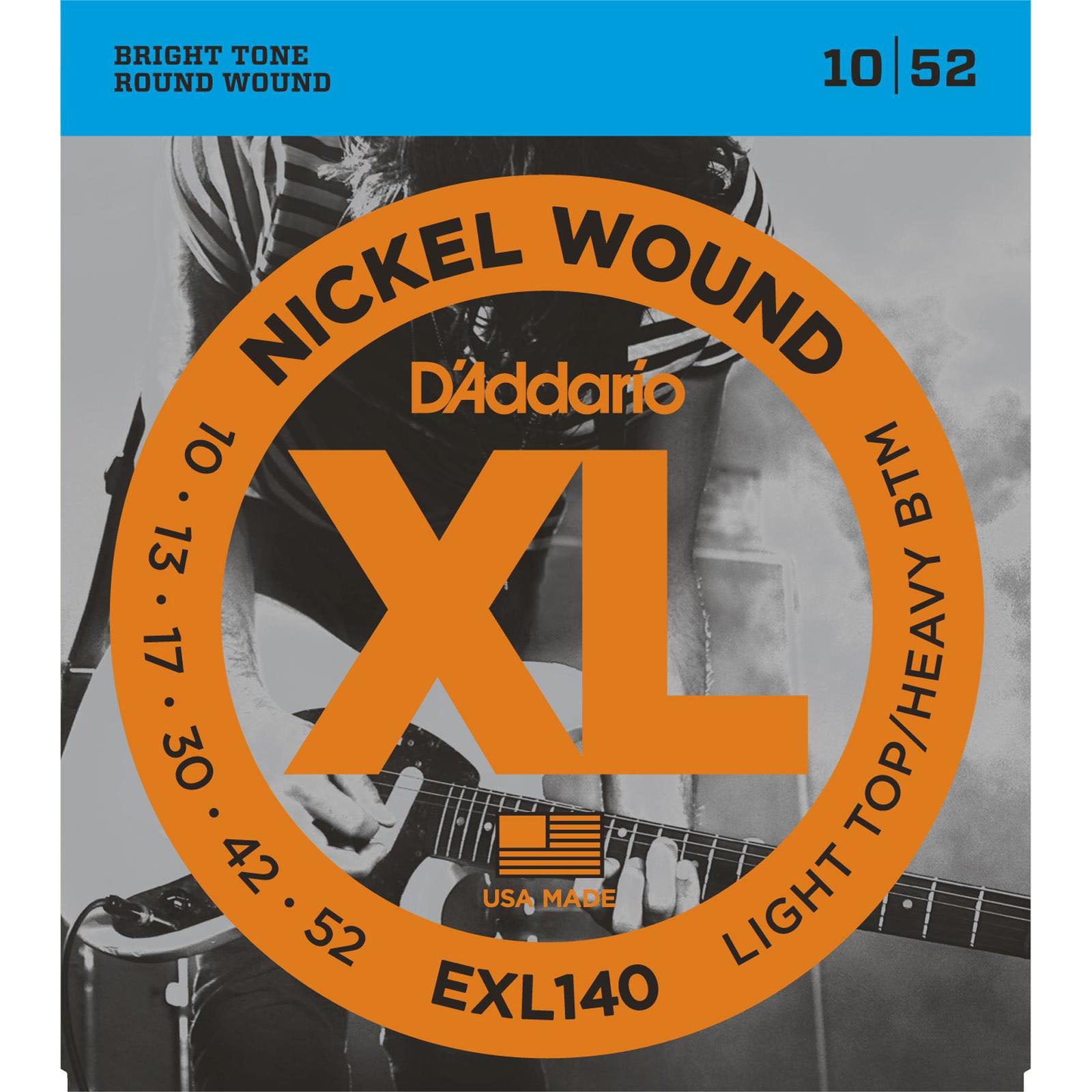 D'Addario EXL140 10-52 Electric Guitar Strings