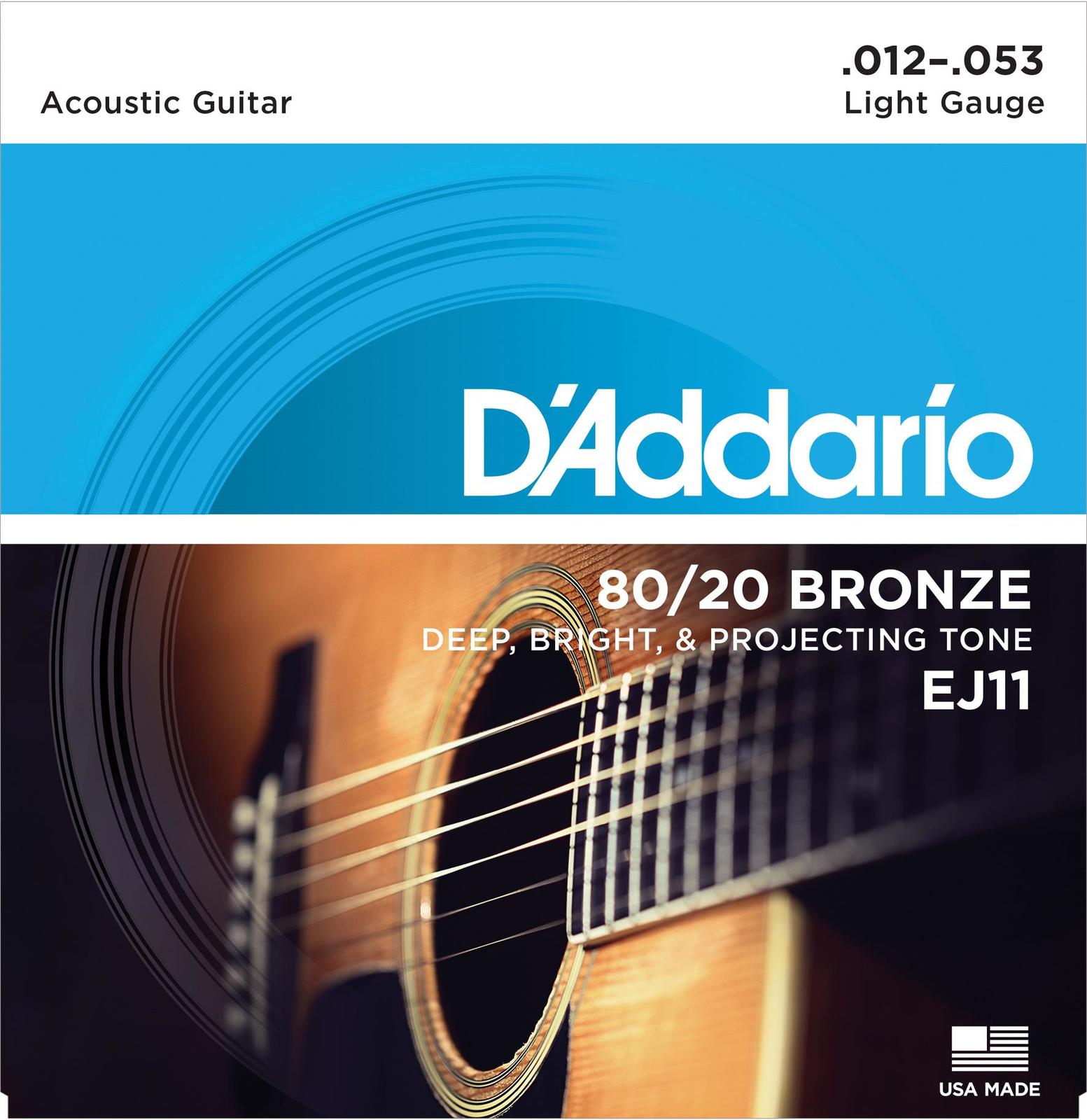 D'Addadrio EJ11 80-20 Bonze Acoustic Guitar Strings