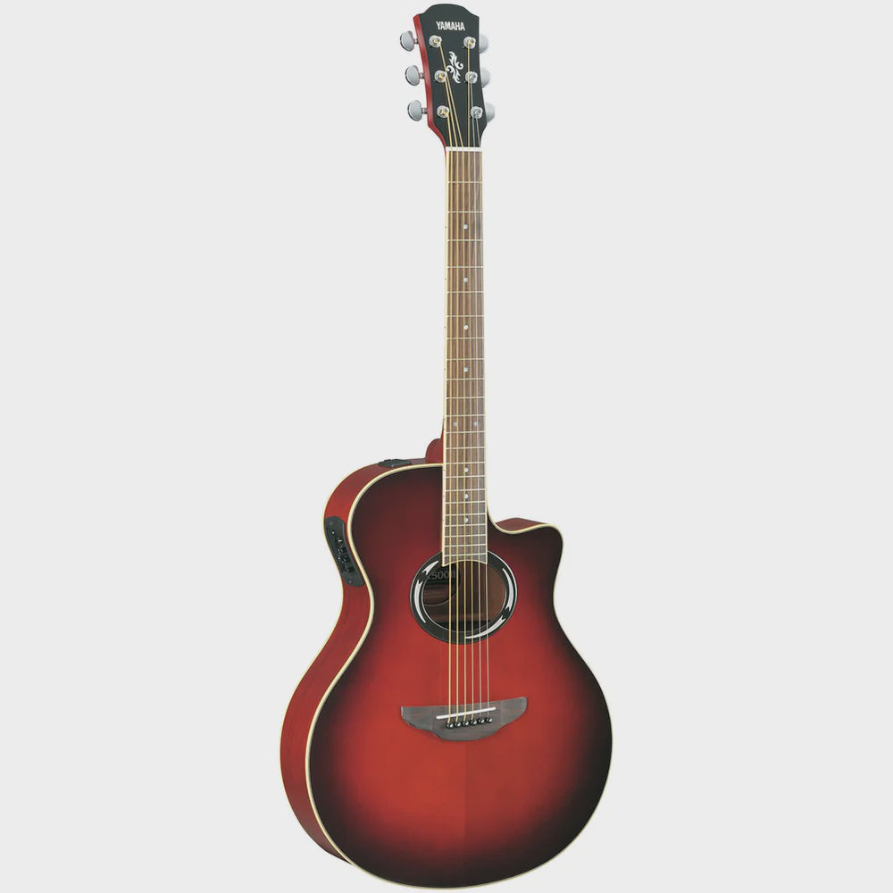 Yamaha Ac/El  Guitar APXT2 Dark Red Burst