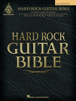 Hard Rock Guitar Bible Tab 2nd Edition Book