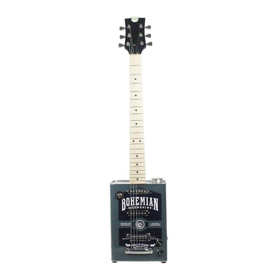 Bohemian Oil Can Moonshine Blue Electric Guitar
