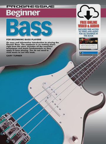 Progrerssive Beginner Bass For Absolute Beginners Book