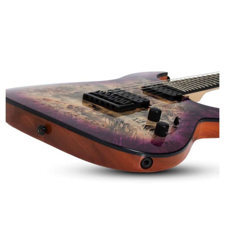 Schecter C6 Pro Purple Aurora Burst (ARB) Electric Guitar