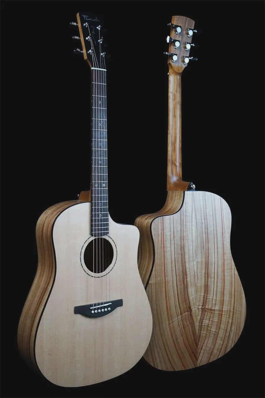 Fenech Guitars VT GAC Acoustic Electric Guitar - AA Sitka Spruce + Camphor