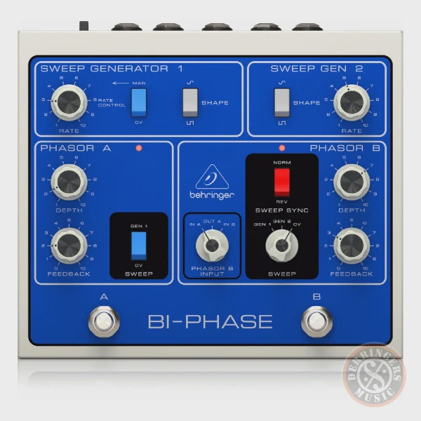 Behringer BI-Phase Analog Phase Shift Pedal
